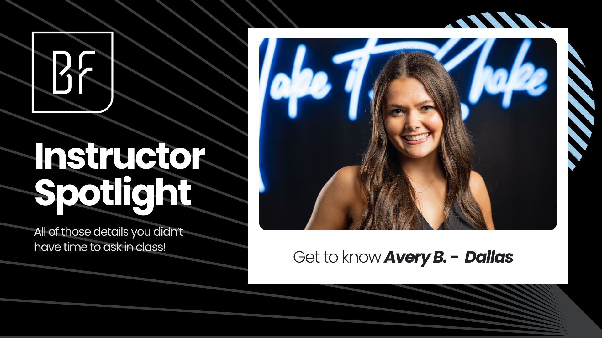 Be fit Avery B. Dallas