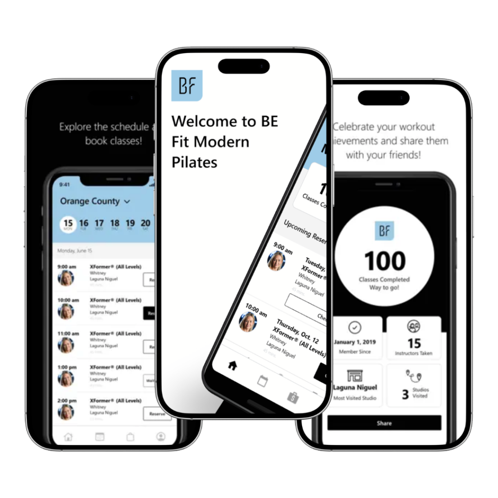 BF app mockup